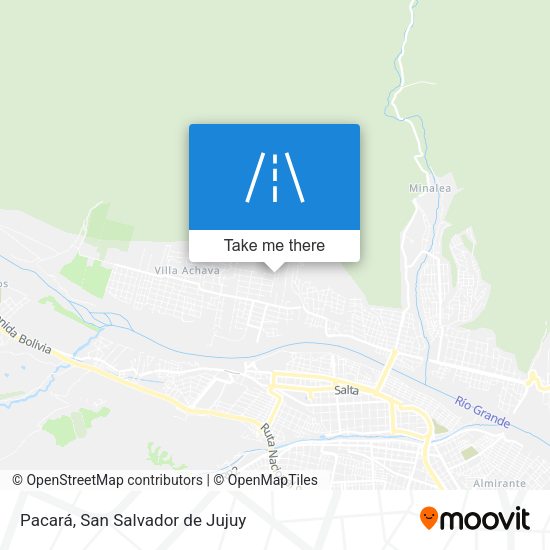 Pacará map