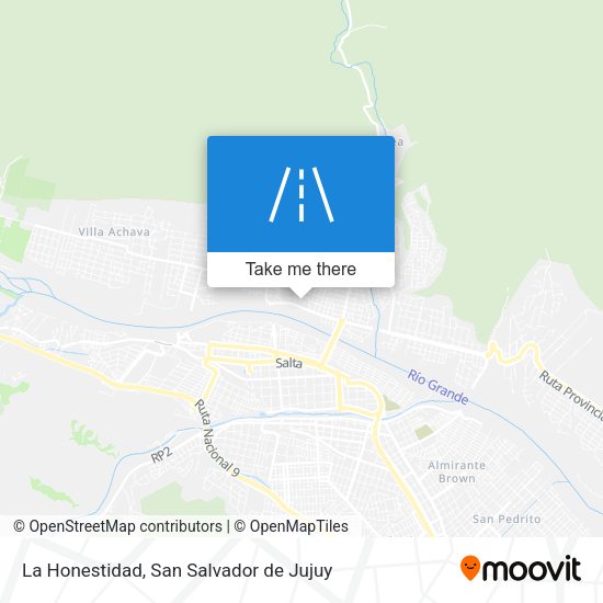 Mapa de La Honestidad