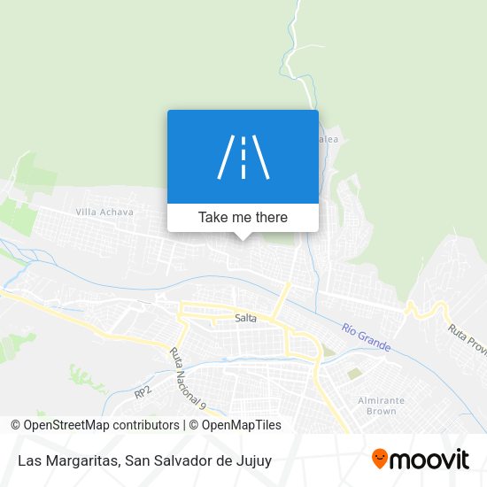 Las Margaritas map