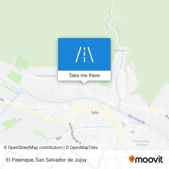 El Palenque map