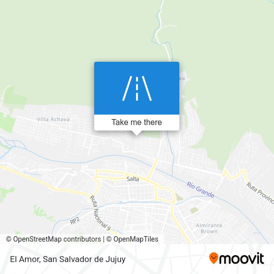 Mapa de El Amor