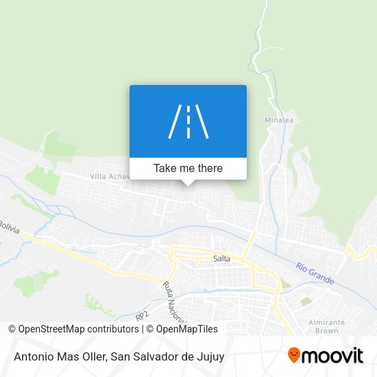 Antonio Mas Oller map