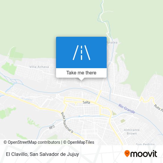 El Clavillo map