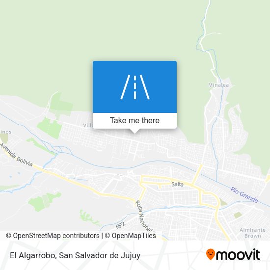 El Algarrobo map