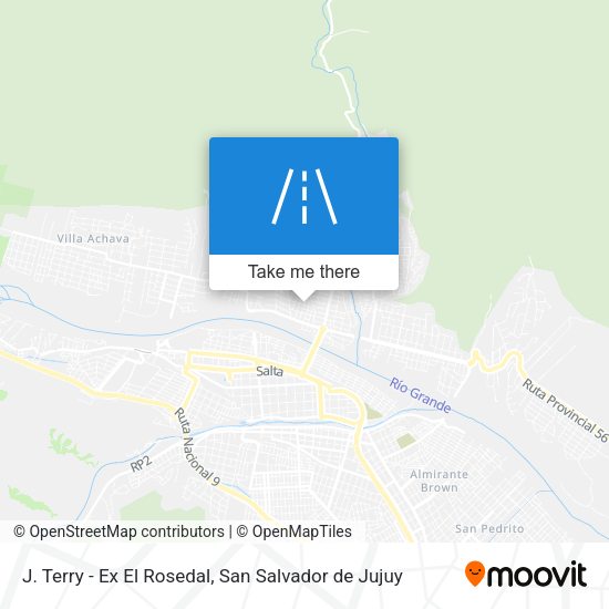 Mapa de J. Terry - Ex El Rosedal