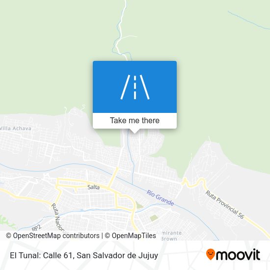 El Tunal: Calle 61 map