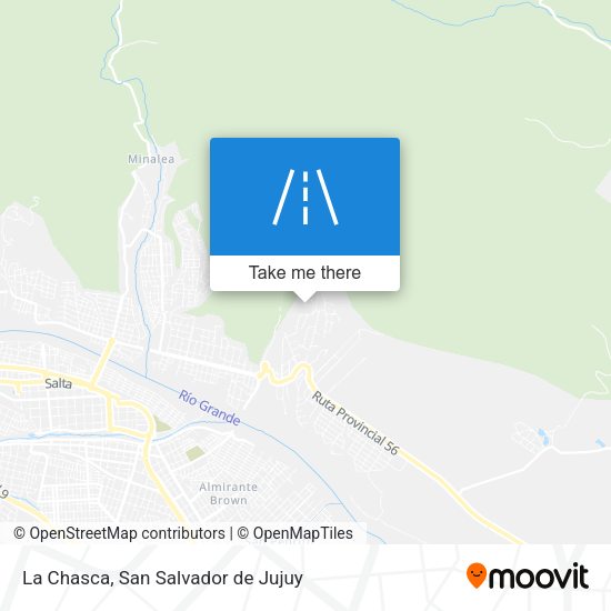La Chasca map