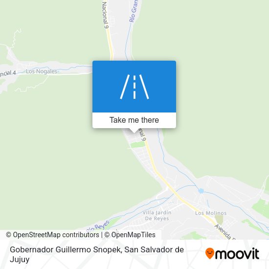 Mapa de Gobernador Guillermo Snopek