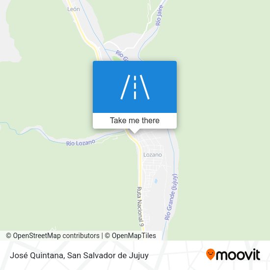 José Quintana map
