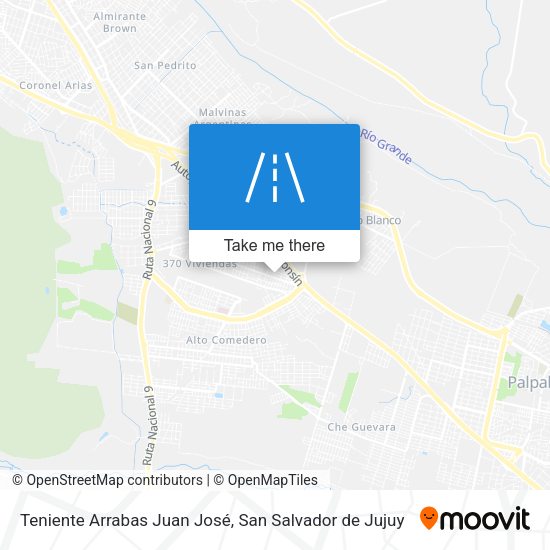 Teniente Arrabas Juan José map