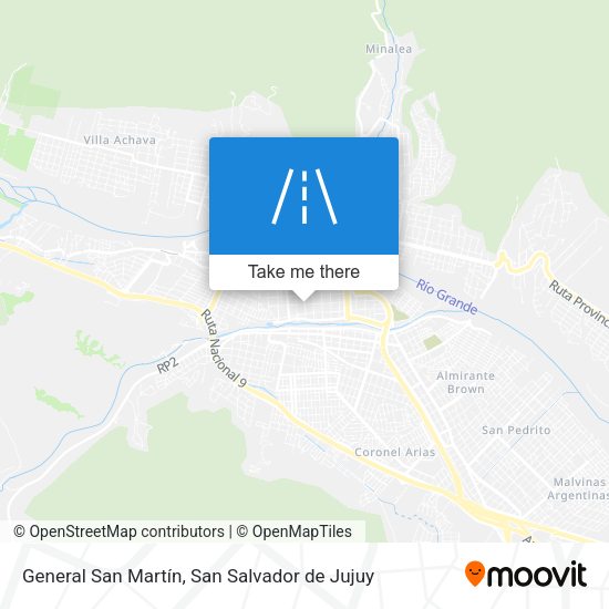 General San Martín map