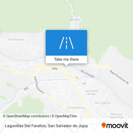 Lagunillas Del Farallon map