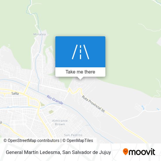 General Martín Ledesma map