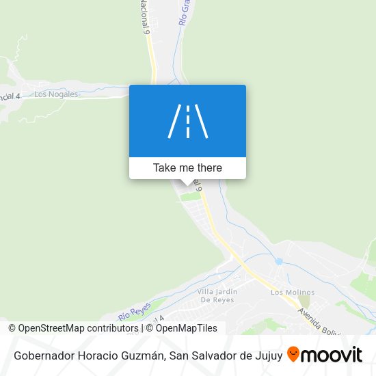 Gobernador Horacio Guzmán map