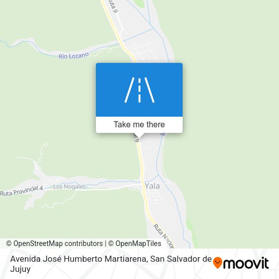 Avenida José Humberto Martiarena map