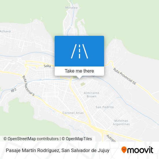 Pasaje Martín Rodríguez map
