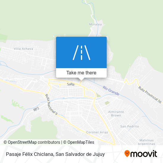 Pasaje Félix Chiclana map