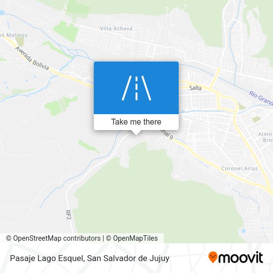 Pasaje Lago Esquel map