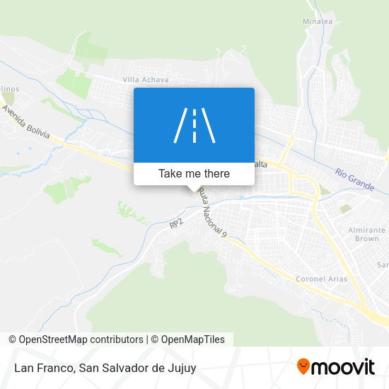 Lan Franco map