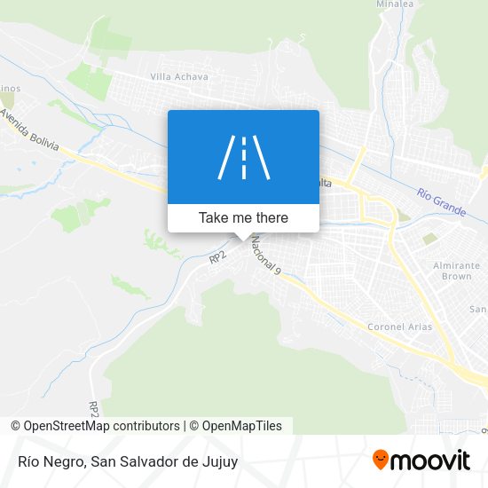 Mapa de Río Negro