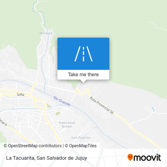 Mapa de La Tacuarita