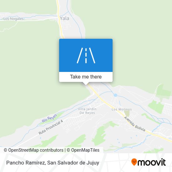 Pancho Ramírez map