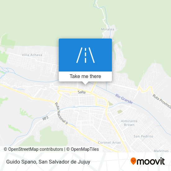 Guido Spano map