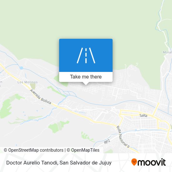Doctor Aurelio Tanodi map