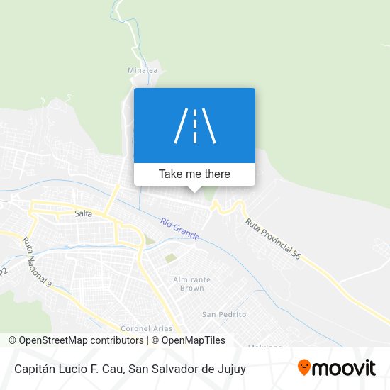 Capitán Lucio F. Cau map
