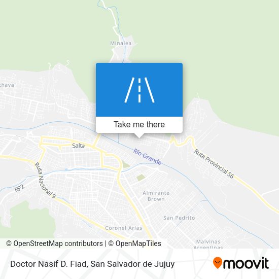 Doctor Nasif D. Fiad map