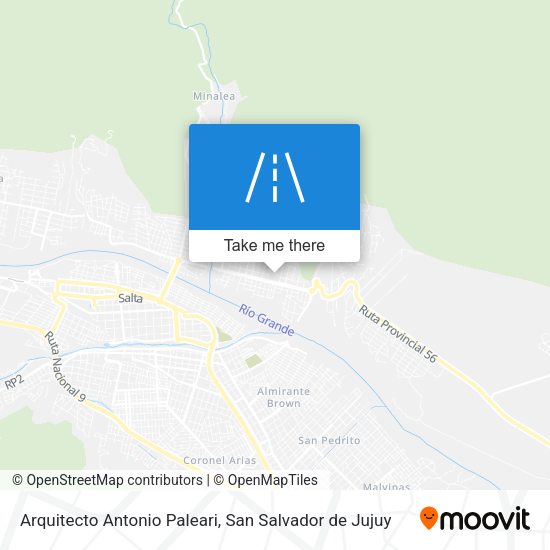 Arquitecto Antonio Paleari map