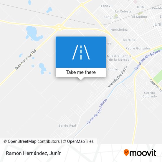 Ramón Hernández map
