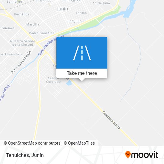 Mapa de Tehulches