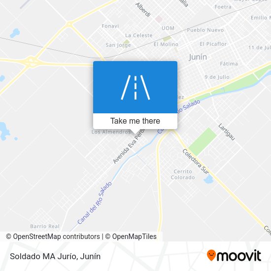Soldado MA Jurío map