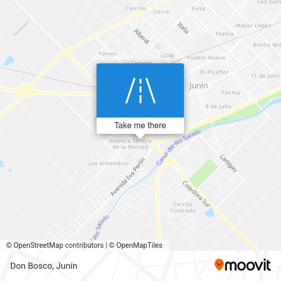 Mapa de Don Bosco