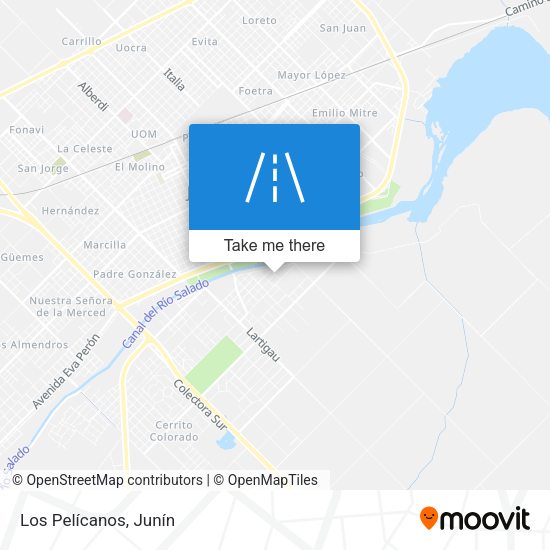Mapa de Los Pelícanos