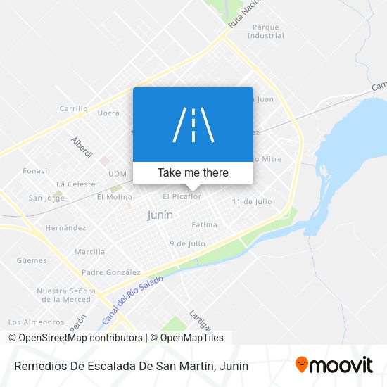 Mapa de Remedios De Escalada De San Martín