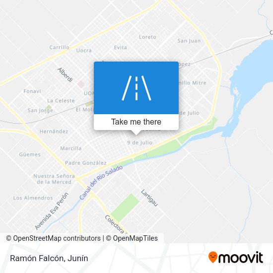 Ramón Falcón map