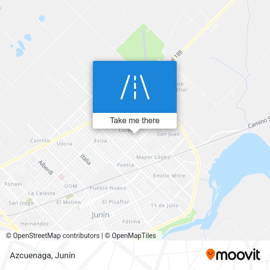 Mapa de Azcuenaga