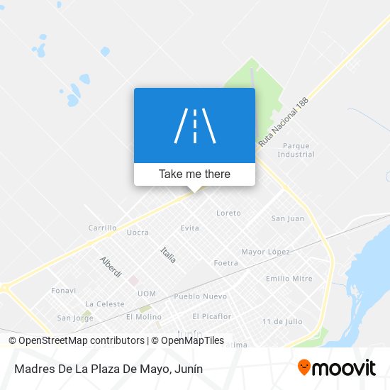 Mapa de Madres De La Plaza De Mayo