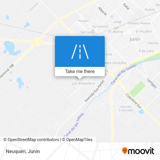 Mapa de Neuquén