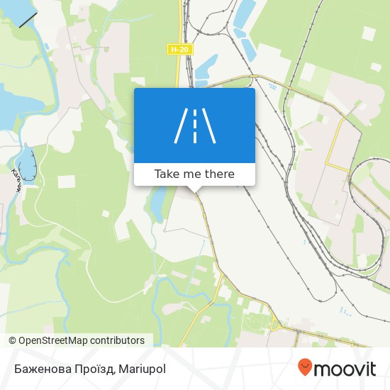 Баженова Проїзд map