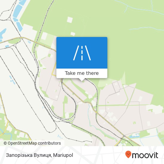 Запорізька Вулиця map