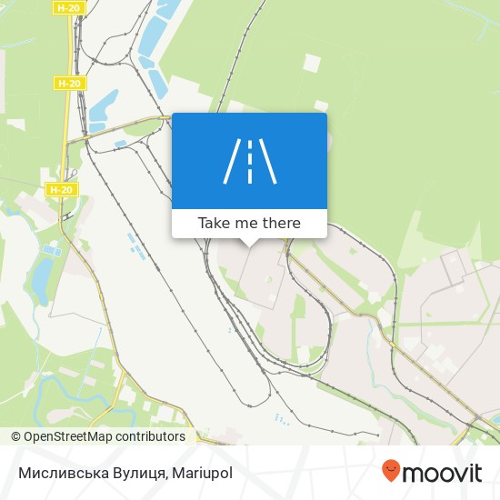 Мисливська Вулиця map