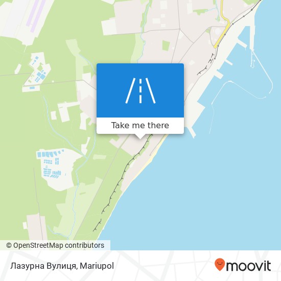 Лазурна Вулиця map