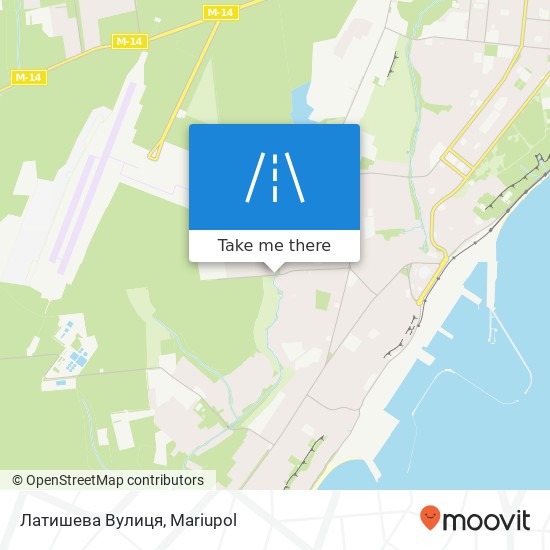 Латишева Вулиця map