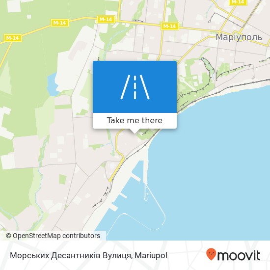 Морських Десантників Вулиця map