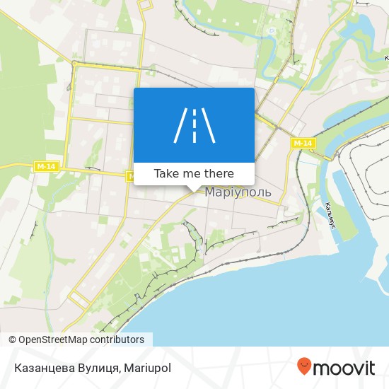 Казанцева Вулиця map