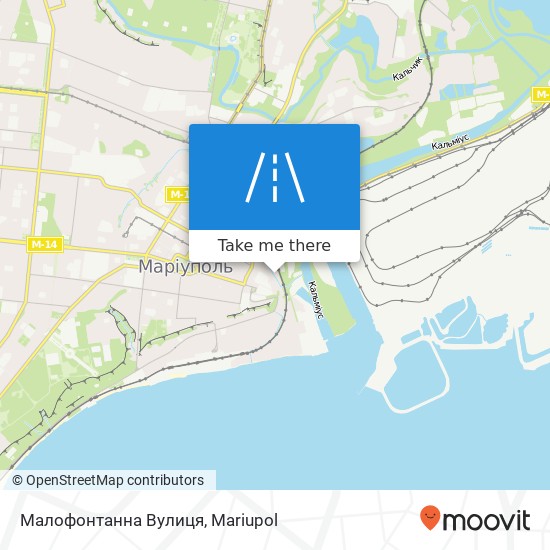 Малофонтанна Вулиця map