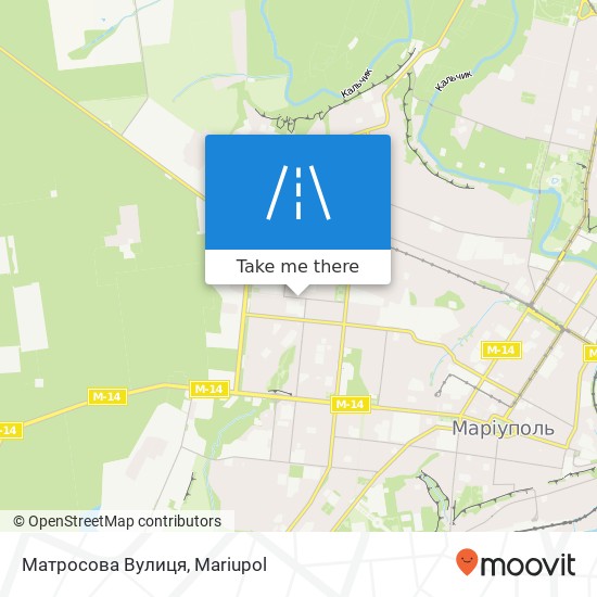 Матросова Вулиця map